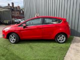 Red 2013 Ford Fiesta 1.0 Zetec Hatchback 5dr Petrol Manual Euro 5 s/s 80 ps in Oldbury