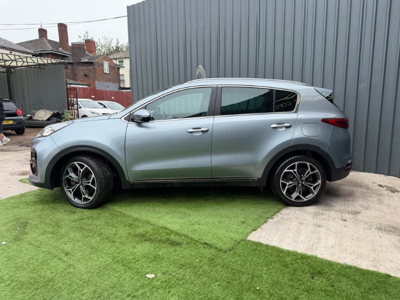 Silver Kia Sportage 2.0 CRDi EcoDynamics GT-Line S SUV 5dr Diesel Auto AWD Euro 6 s/s 182 bhp