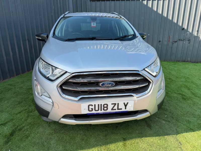 Silver 2018 Ford Ecosport 1.0T EcoBoost Titanium SUV 5dr Petrol Auto Euro 6 s/s 125 ps in Oldbury