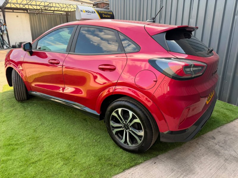 Red Ford Puma 1.0T EcoBoost MHEV ST-Line SUV 5dr Petrol Hybrid DCT Euro 6 s/s 125 ps