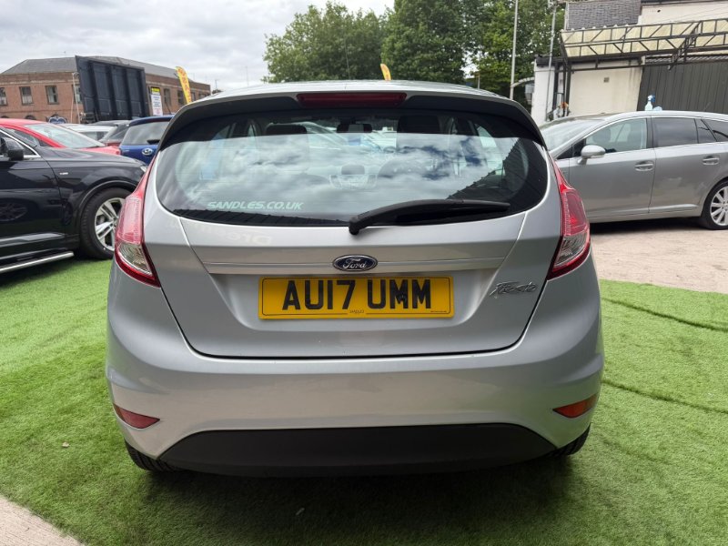 Silver 2017 Ford Fiesta 1.25 Zetec Hatchback 5dr Petrol Manual Euro 6 82 ps in Oldbury