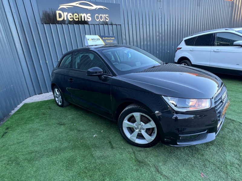 Black Audi A1 1.4 TFSI Sport Hatchback 3dr Petrol Manual Euro 6 s/s 125 ps