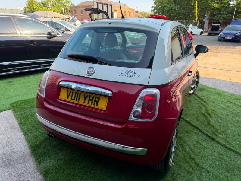 2011 Fiat 500 Hatchback 1.2 Pop Hatchback 3dr Petrol Manual Euro 5 s/s 69 bhp