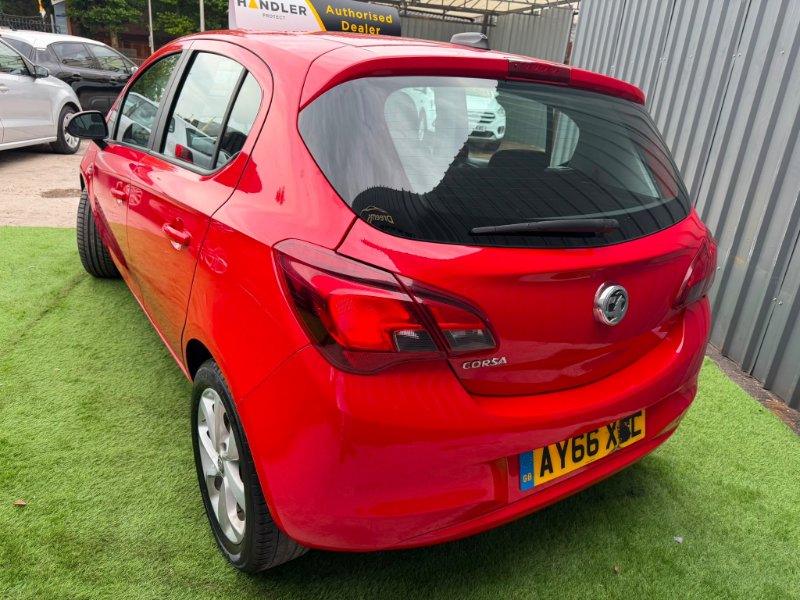 Red 2016 Vauxhall Corsa 1.4i ecoFLEX Energy Hatchback 5dr Petrol Manual Euro 6 a/c 90 ps in Oldbury