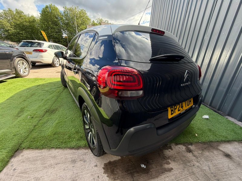 Black 2024 Citroen C3 1.2 PureTech PLUS Hatchback 5dr Petrol EAT6 Euro 6 s/s 110 ps in Dreems Car Sales