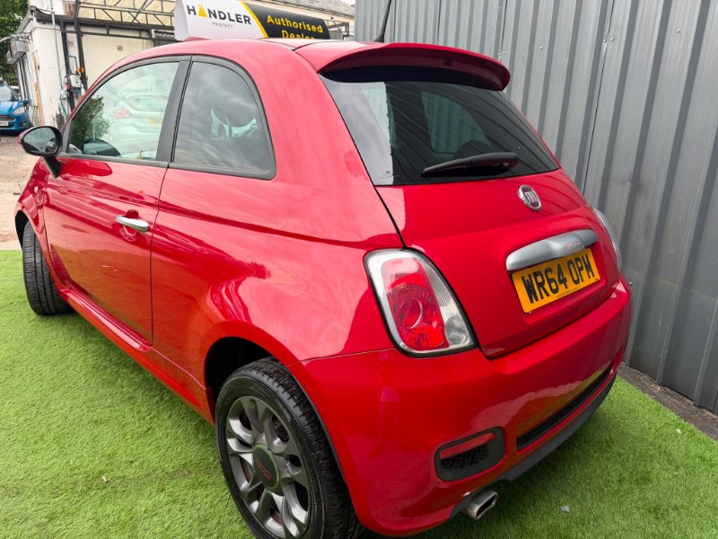 Red 2014 Fiat 500 1.2 S Hatchback 3dr Petrol Manual Euro 6 s/s 69 bhp in Oldbury