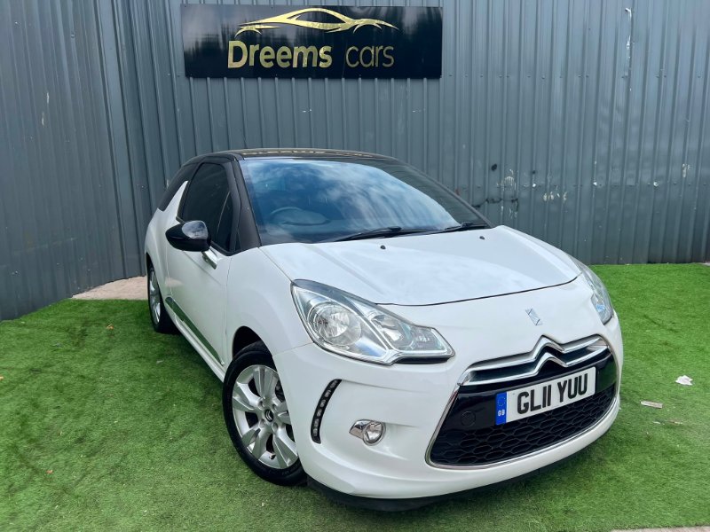 White 2011 Citroen DS3 1.6 VTi DStyle Hatchback 3dr Petrol Auto Euro 5 120 ps in Oldbury
